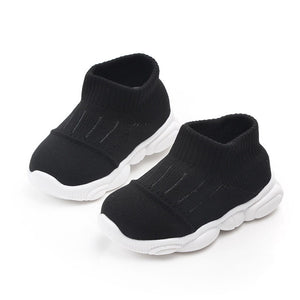 Solid Mesh Sport Sneakers