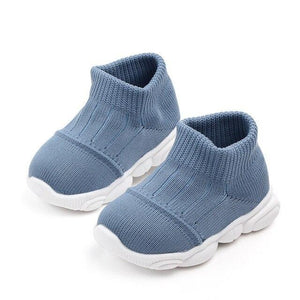 Solid Mesh Sport Sneakers