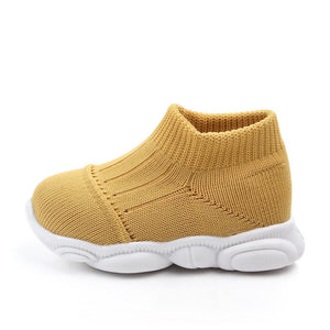 Solid Mesh Sport Sneakers