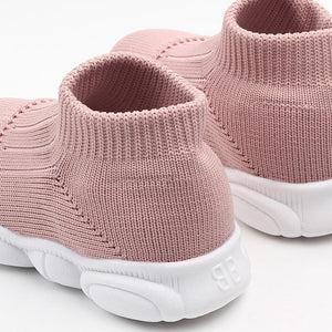 Solid Mesh Sport Sneakers