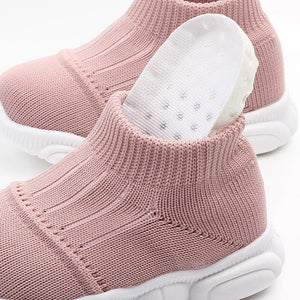 Solid Mesh Sport Sneakers