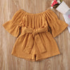 Bell Sleeve Romper (Multiple Colors)