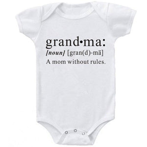 Grandma, A Mom Without Rules Onesie (Multiple Colors)