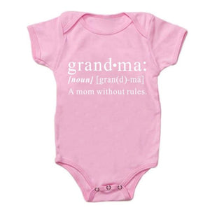 Grandma, A Mom Without Rules Onesie (Multiple Colors)
