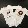 Perfect Together Coffee & Donut Twin Onesies