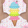 Sprinkle Ice Cream Cone Swimsuit