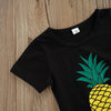 Pineapple T-shirt and Skirt Set