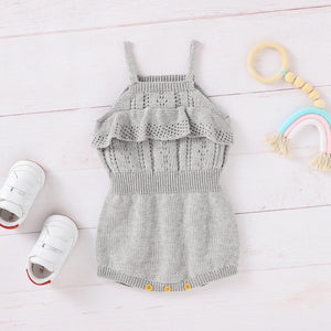 Knitted Hollow Romper