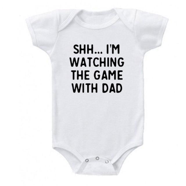Dad and I are Watching the Game Onesie for Baby Boys & Girls – Bitsy ...