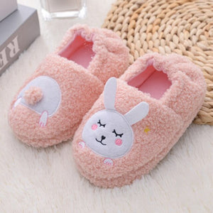 Fuzzy Toddler Animal Slippers