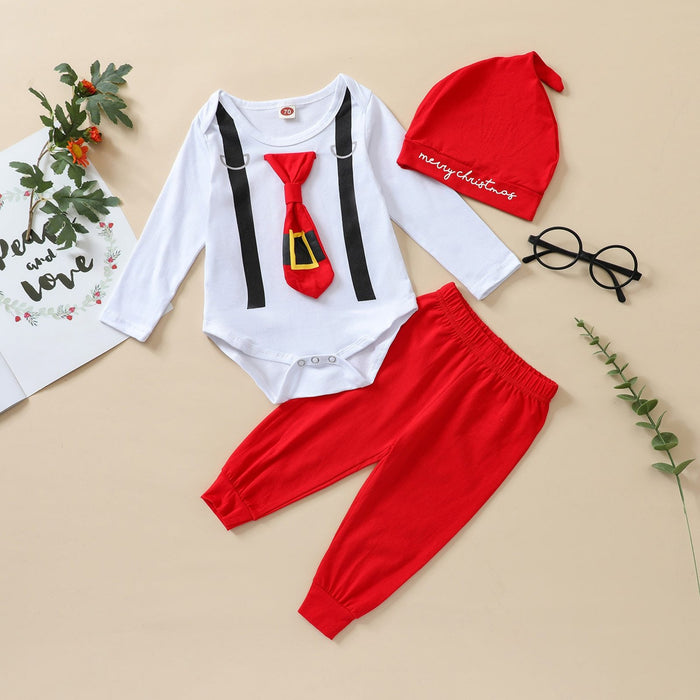 Merry Christmas Santa Tie Outfit