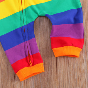 Rainbow Stripe Onesie