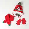Christmas Hat with Scarf & Gloves
