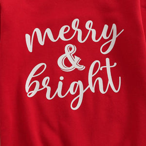 Merry & Bright Christmas Sweatshirt (2 Colors)