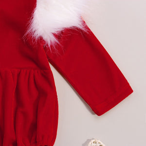 Red Fur Christmas Onesie
