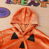 Hooded Pumpkin Ghost Halloween Cape