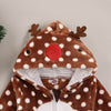 Christmas Reindeer Zip Up Hoodie