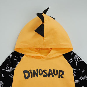 Dinosaur Dude Hoodie and Pants Outfit (2 Colors)