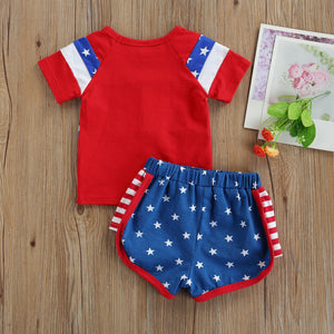 Stars & Stripes T-Shirt with Shorts