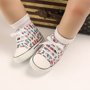 Fun Colorful Lace-Up Sneakers