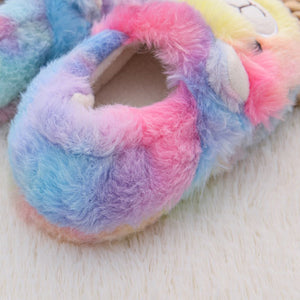 Fuzzy Toddler Animal Slippers