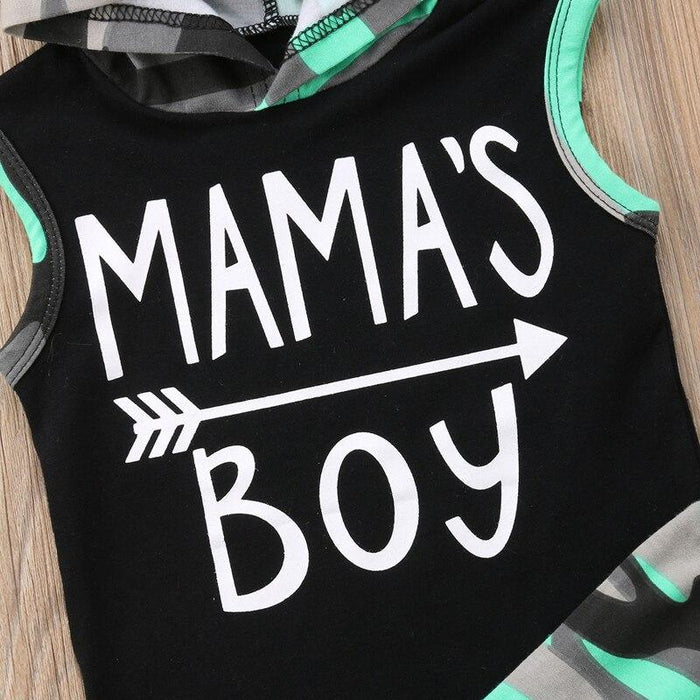 Mama's Boy Camouflage Outfit