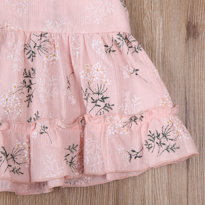Sweet Girl Floral Top & Shorts Set