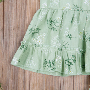 Sweet Girl Floral Top & Shorts Set