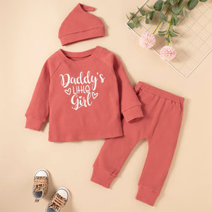 Daddy's Little Girl Outfit with Hat