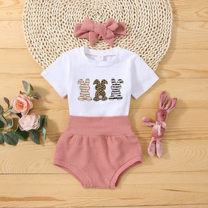 Cute Bunny Onesie with Bloomers & Bow