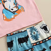 Peace Love & Cows T-Shirt with Western Flare Pants