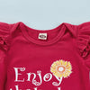 Enjoy the Little Things Onesie with Sunflower Shorts