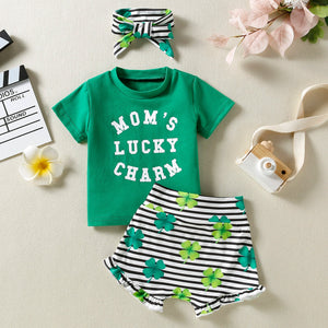 Mom's Lucky Charm Clover Outfit