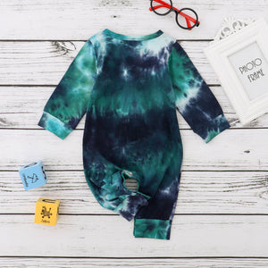 Long Sleeve Tie Dye Onesie