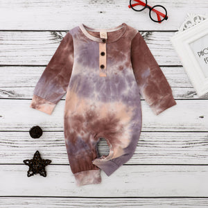 Long Sleeve Tie Dye Onesie