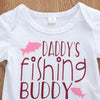Girls Pink Daddy's Fishing Buddy Outfit