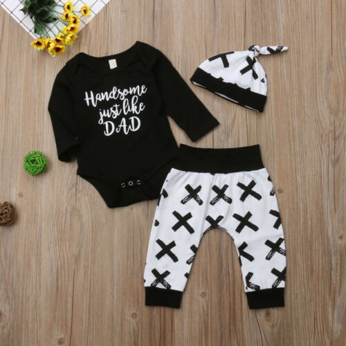 Handsome Just Like Dad 3 Piece Outfit