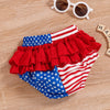 Patriotic USA 4th of July Ruffle Outfit
