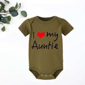I Love My Auntie Onesie (5 Colors)