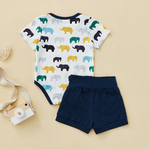 Elephant Onesie with Shorts