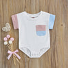 Short Sleeve Pocket Onesie