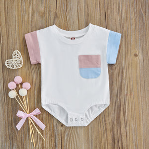 Short Sleeve Pocket Onesie