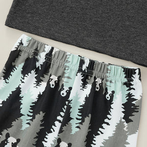 Pine Tree T-shirt & Forest Bear Pants