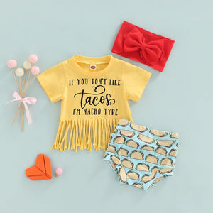If You Don't Like Tacos I'm Nacho Type Tassel Outfit