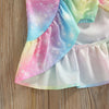 Sleeveless Top & Tie Dye Bow Skirt