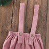 Corduroy Suspender Shorts (8 Colors)