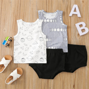 Galaxy & Moon Tank Top Outfit