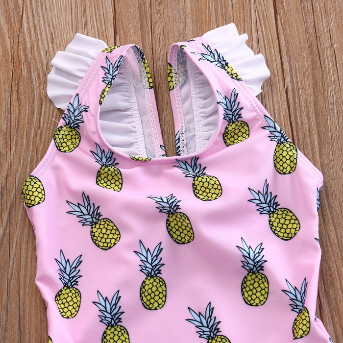 Pineapple Ruffle Swimsuit