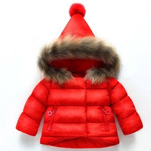 Fluffy Jacket Red / 18 Mo Outerwear
