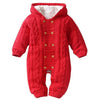 Knitted Hoodie Jumpsuit (Multiple Colors) - Bitsy Bug Boutique